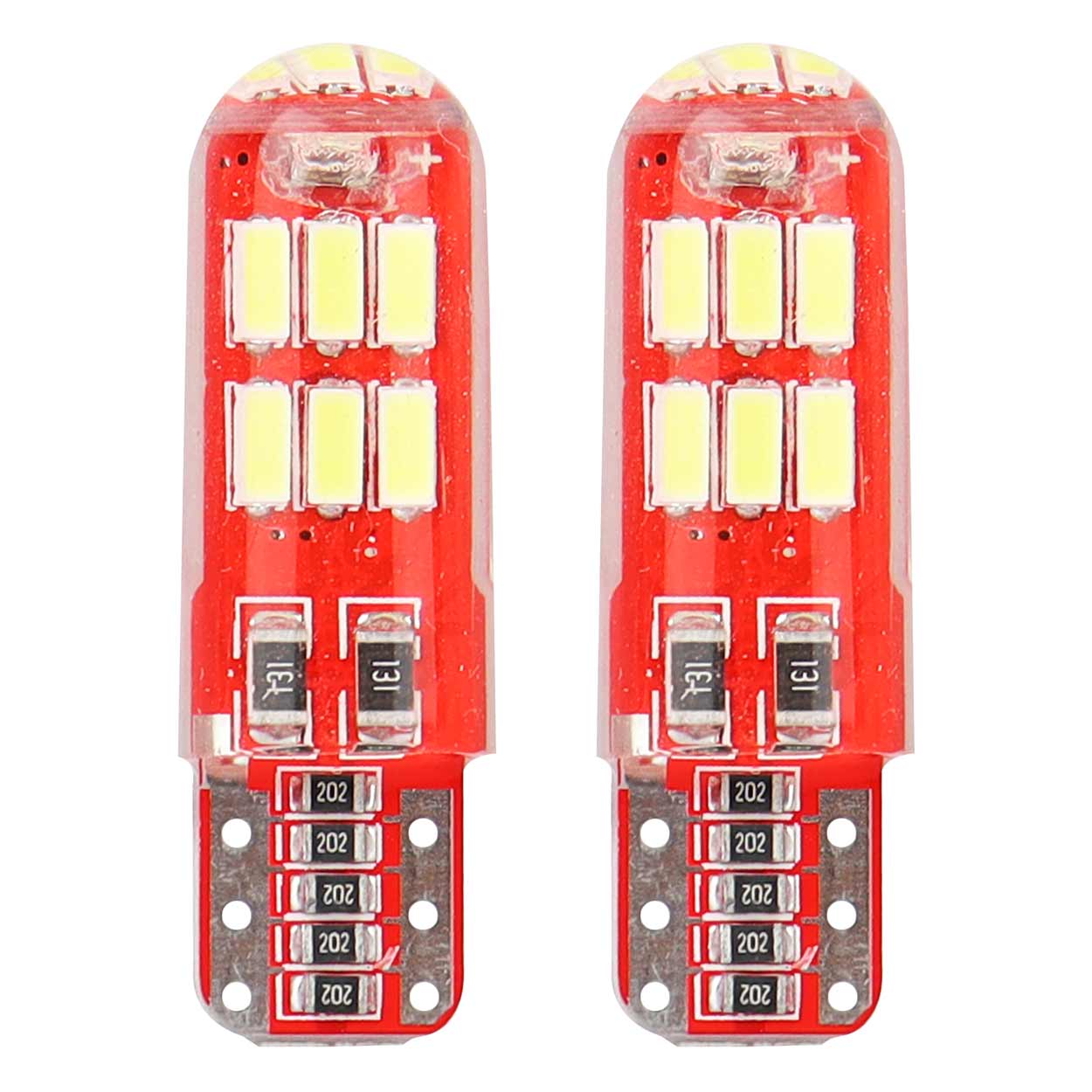 LED-lamp T10e W5W CANBUS met 15 SMD 4014-diodes