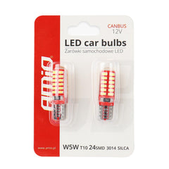 LED-lamp T10e W5W met afmetingen van 33 x 10 mm