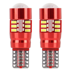 Witte T10 W5W LED-lamp met CANBUS en 27 SMD 3014-diodes