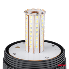 LED-waarschuwingslamp W09M met montagedetails