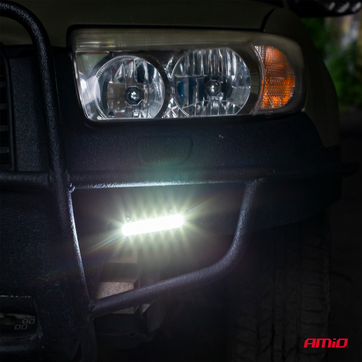 DRL 507HP dagrijverlichtingsset van opzij