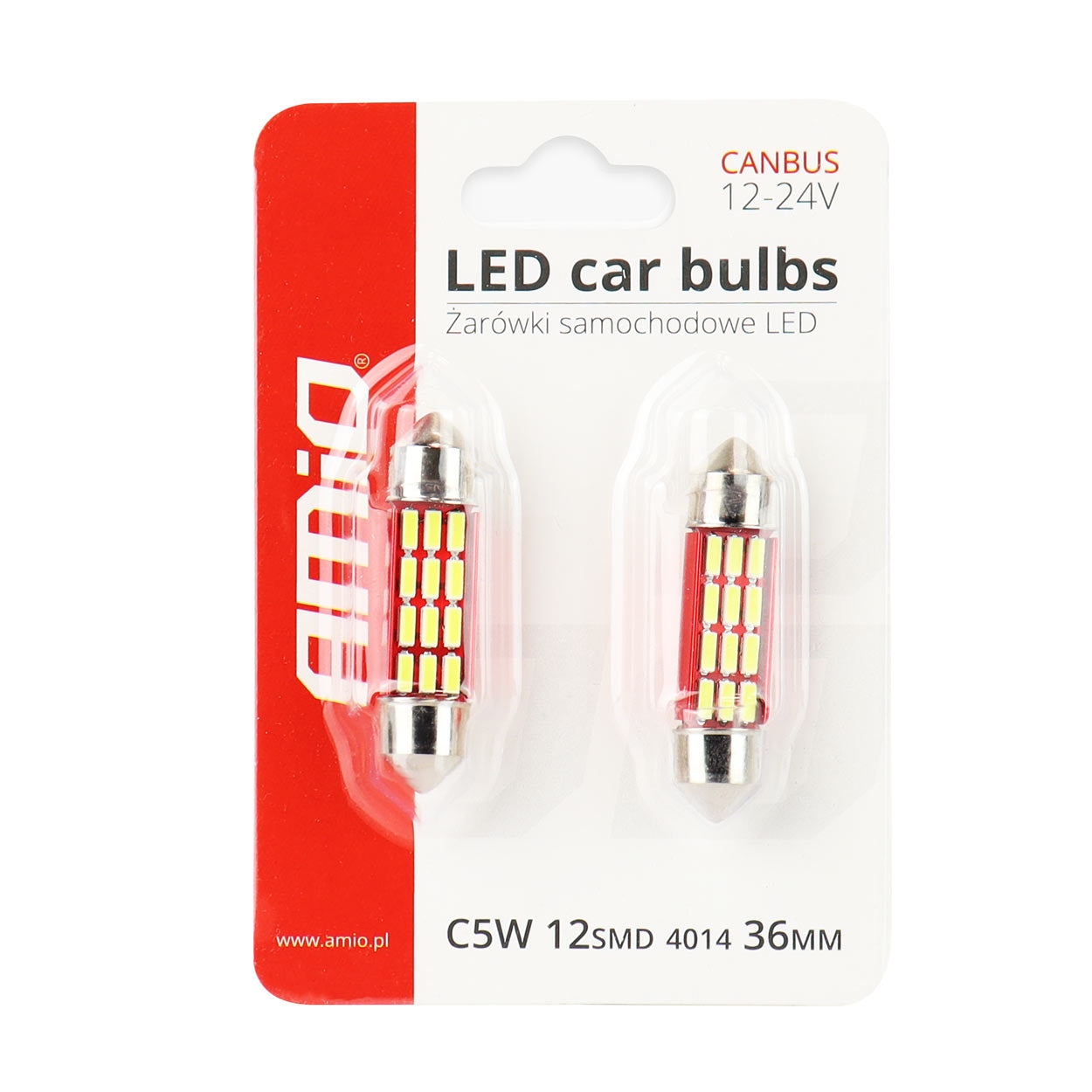 Bipolar LED festoon-pære til 12/24 V