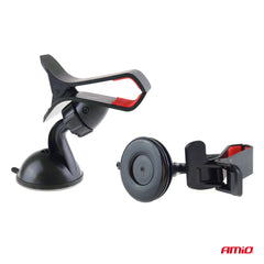 Draaibare telefoonhouder voor in de auto met een klembereik van 10,5 cm
