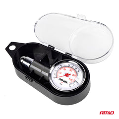 Metalen bandenspanningsmeter met 360 graden draaikop