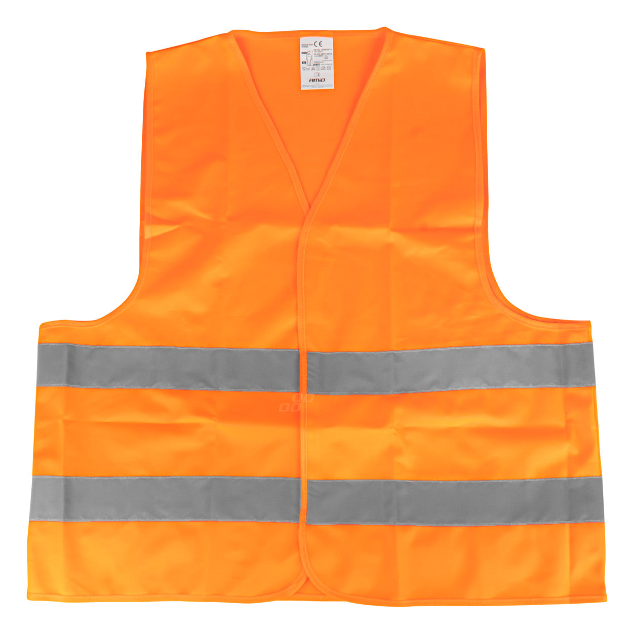 Oranje veiligheidsvest in maat XL met reflecterende banden
