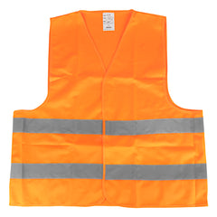 Oranje veiligheidsvest in maat XL met reflecterende banden