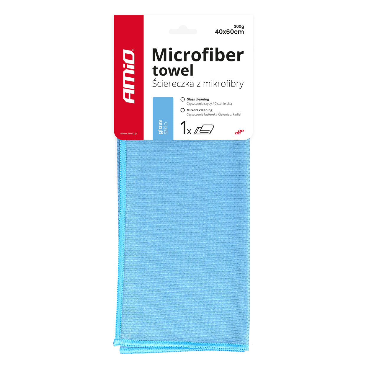 Microvezeldoek voor glas in het formaat 40 x 60 cm