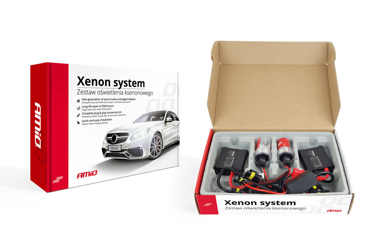 Xenonkit slim H1 met 4300K-lampen en digitale AC-ballasten