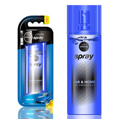 Aroma Car Spray New Car luftfrisker i glasflaske med forstøver