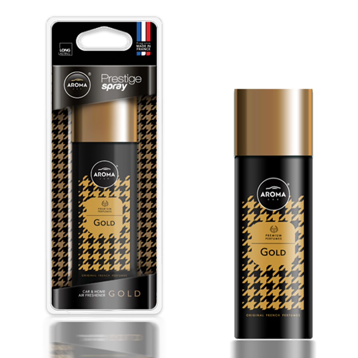 Aroma Car Prestige Spray Gold bilduft i sprayflaske på 50 ml