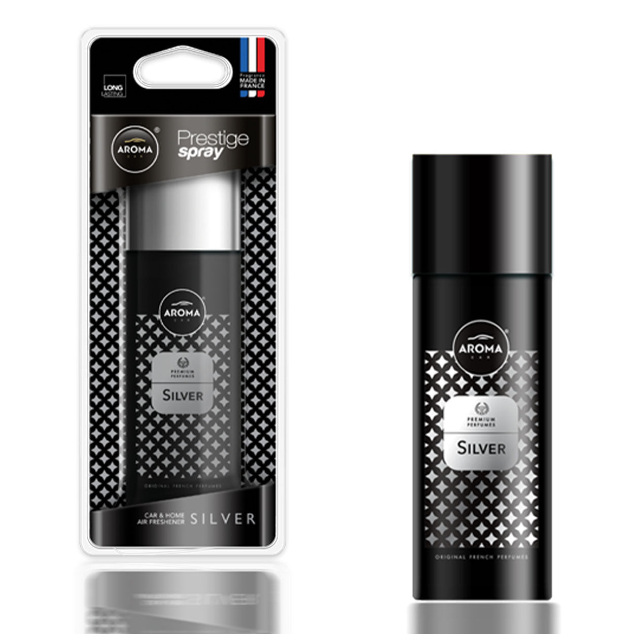 Aroma Car Prestige Spray Silver autospray luchtverfrisser