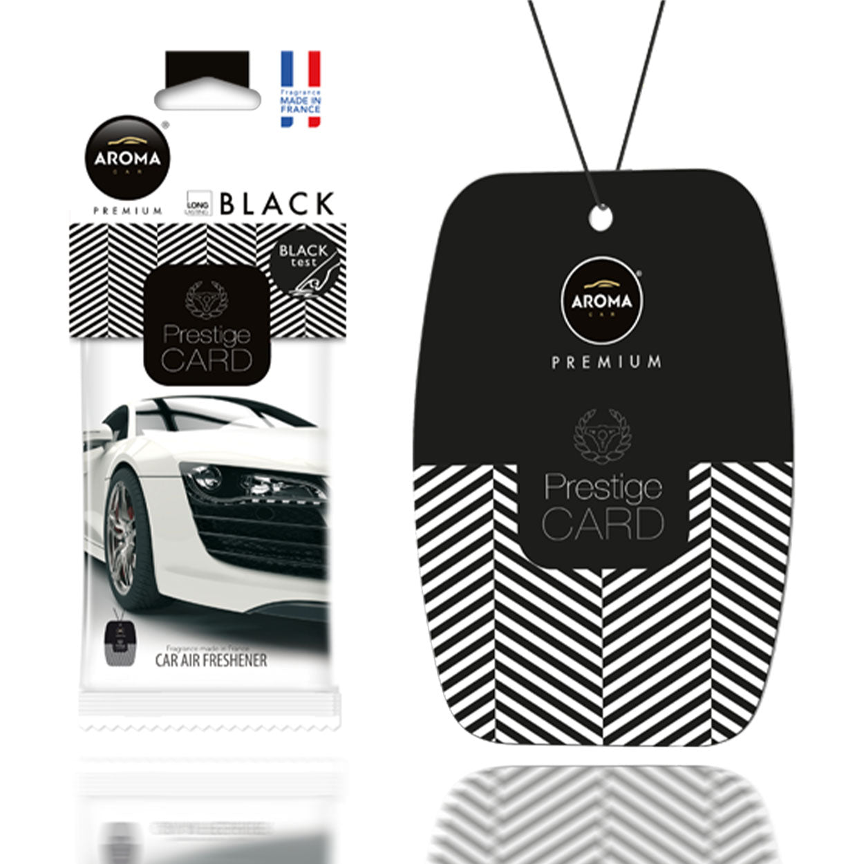 Aroma Prestige Card Black hangende autogeur van cellulose