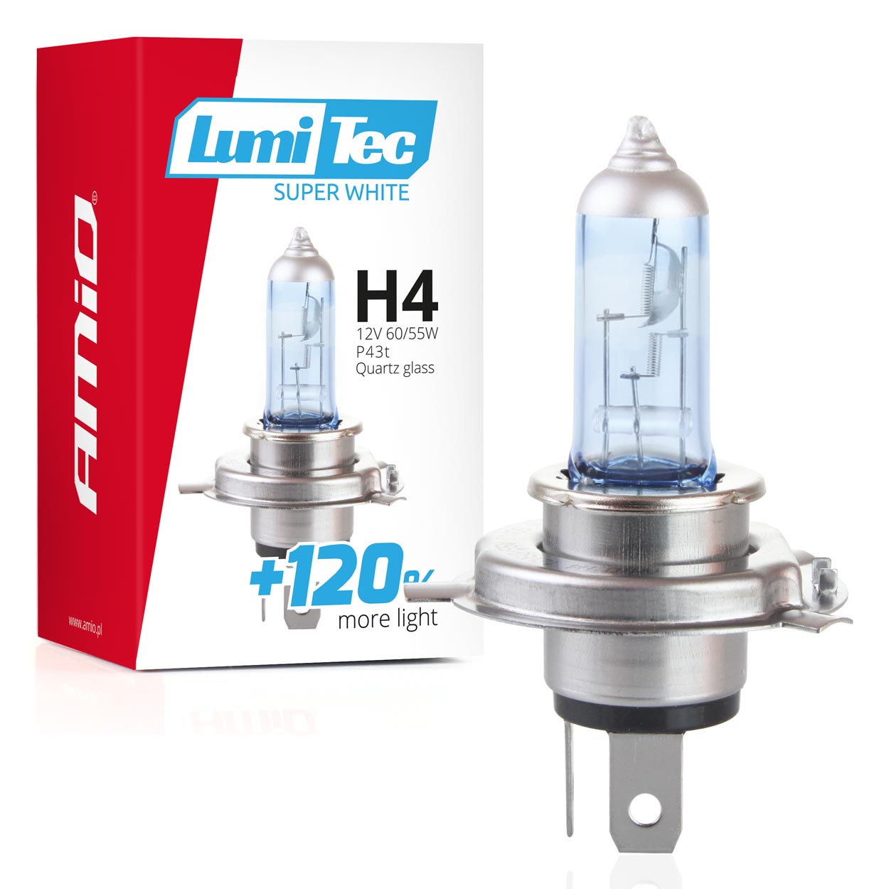 LumiTec Super White H4 halogeenlamp