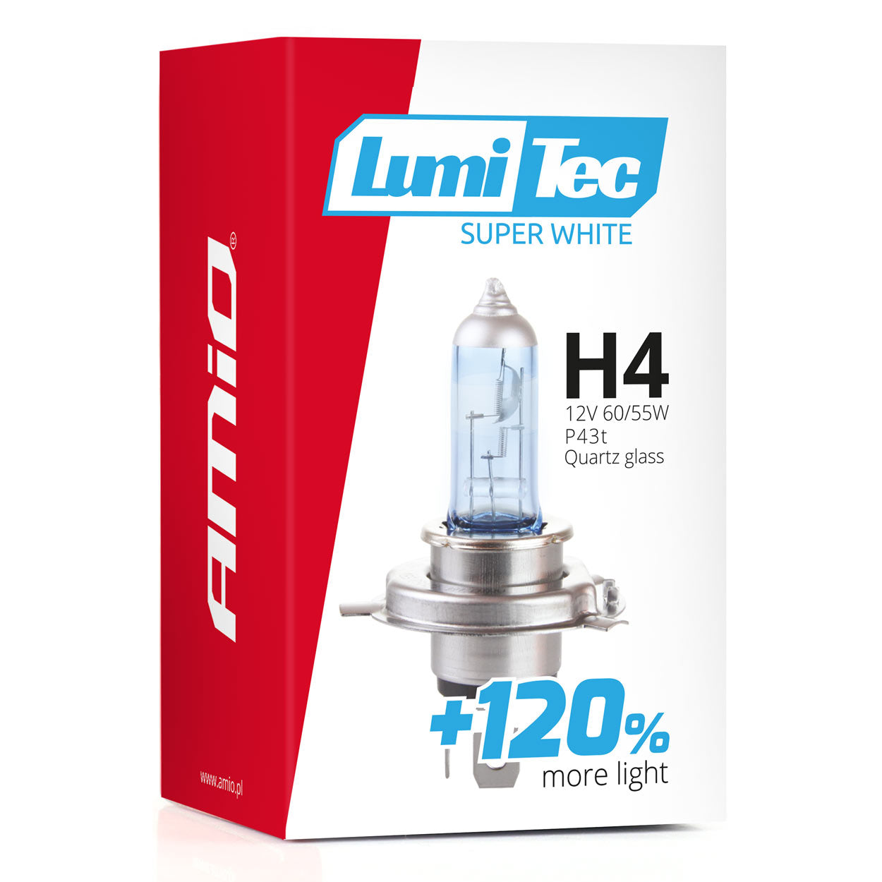 LumiTec H4 halogeenlamp 12V 60/55W