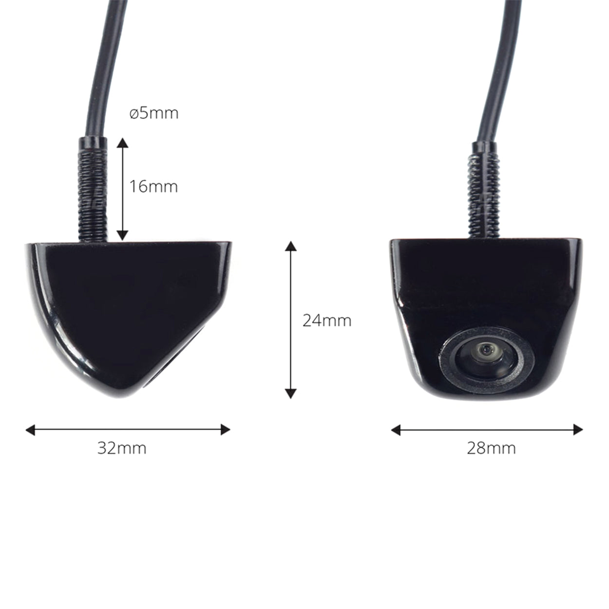 HD 310 achteruitrijcamera met kabel en montagematerialen