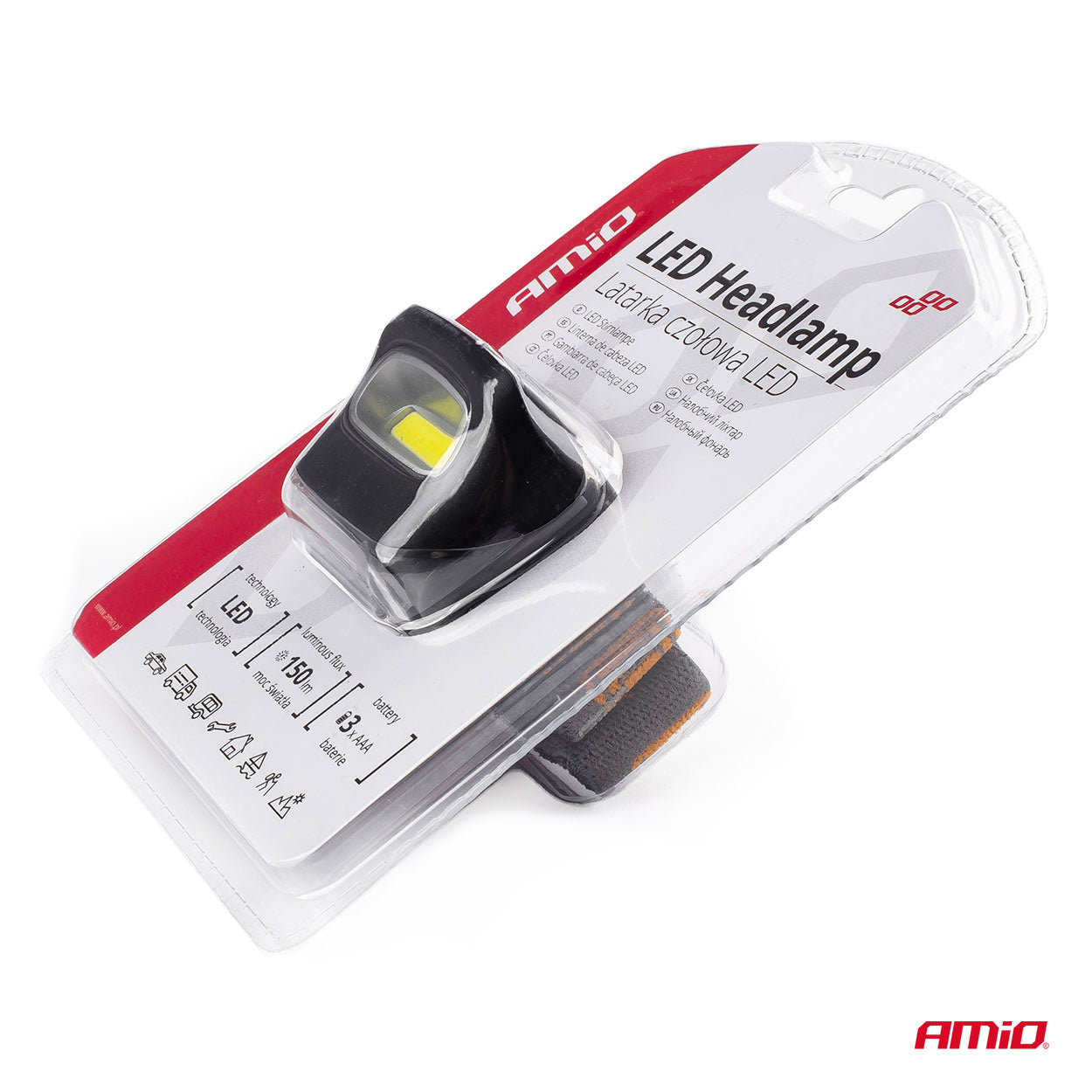 LED COB-pandelampe med batteridrift