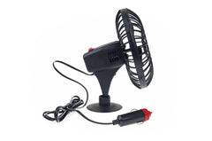 Bilventilator med sugekop og 12 V-tilslutning