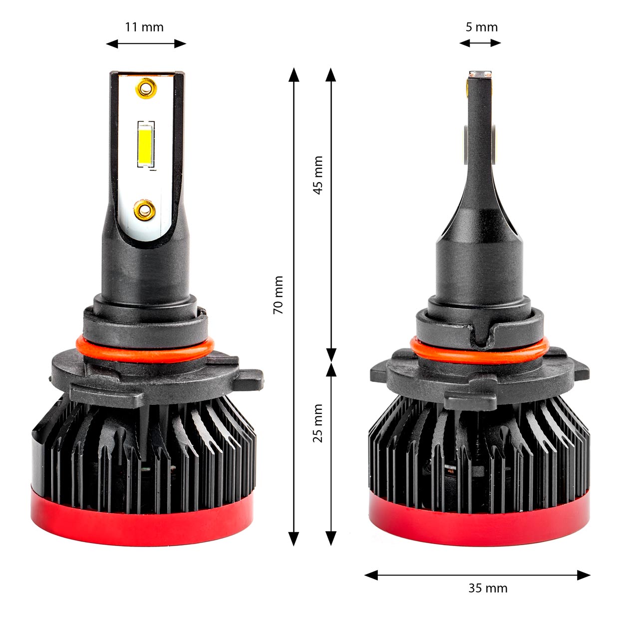 LED-koplampen als set van 2 lampen