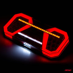 LED-kombinationsbaglygte set bagfra