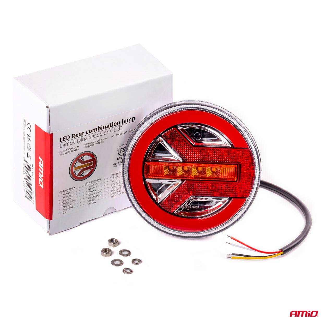 Gecombineerd LED-achterlicht voor 10-30 V