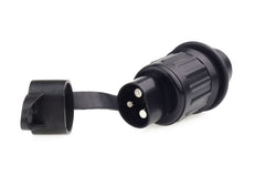3-polige trailerstekker met beschermende rubberen huls