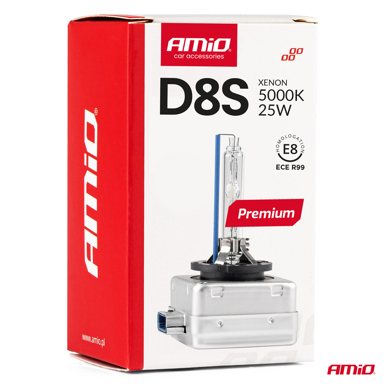 D8S xenonpære med 25 W og 12 V
