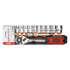 Doppenset met 1/2 inch ratelsleutel en doppen