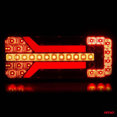 Achterste LED-combinatielamp gezien vanaf de zijkant