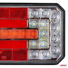 Detail van de achterste LED-combinatielamp