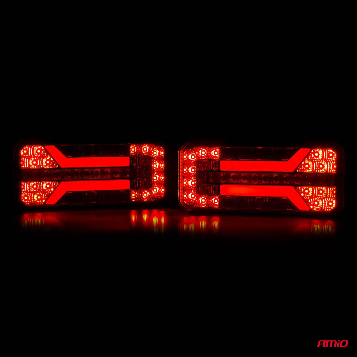 Close-up van de achterste LED-combinatielamp