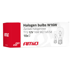 Verpakking met 10 halogeenlampen W16W T15