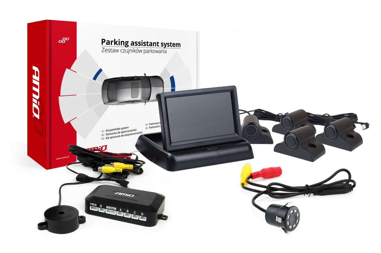 Parkeerhulpsysteem TFT02 met 4,3 inch display en camera