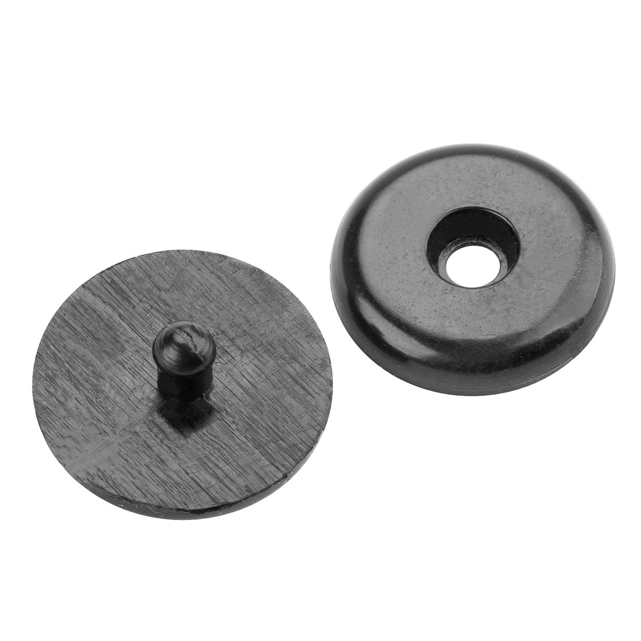 Sort stopper til sikkerhedssele med 16 mm diameter