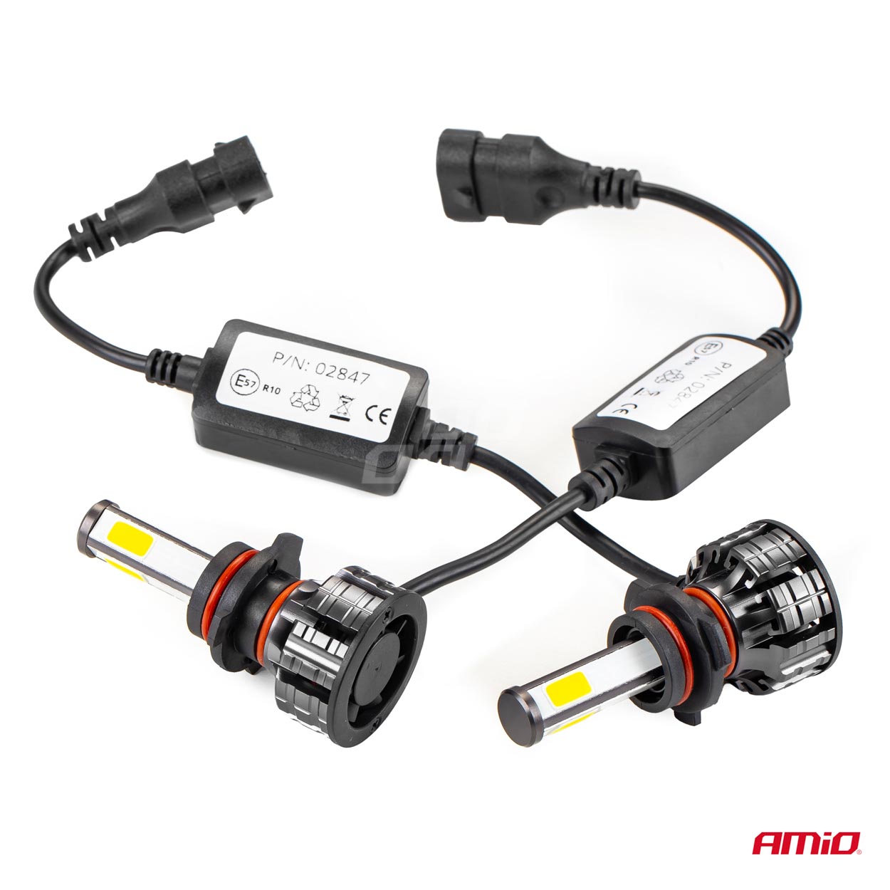 HB4 LED-lampen met ventilator