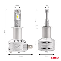 H3 LED-pærer med 6500 K og 7920 lm