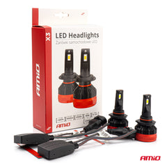 HB4 9006 LED-lampen met voedingskabel
