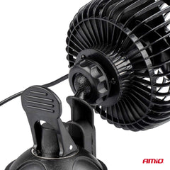 24V autoventilator met kabel en zuignap
