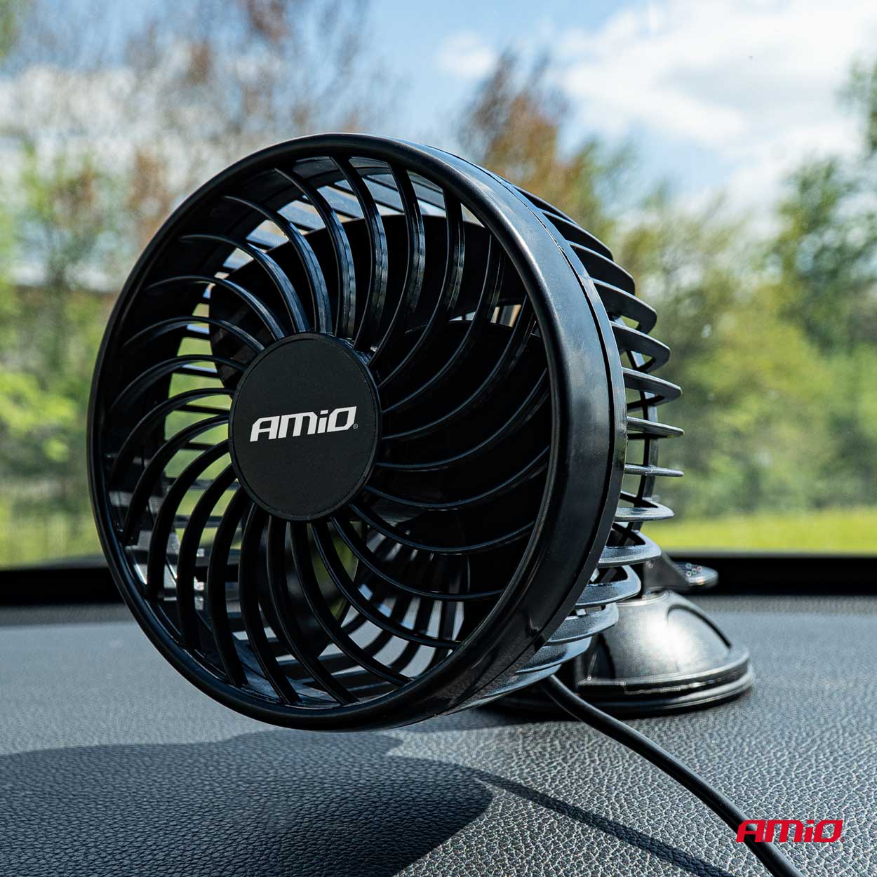 Autoventilator met zuignap en verstelbare hoek