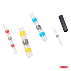 Loddeforbindere i forskellige farver og størrelser