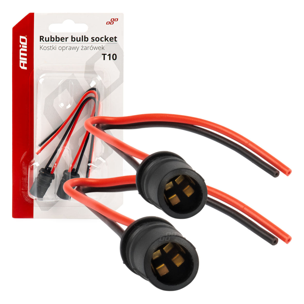 Set met twee fittingen voor T10, W5W, W3W en W16W