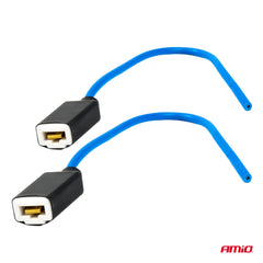Keramische fitting met kabel voor H1- en H3-lampen