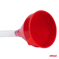 Plastic trechter voor het bijvullen van olie en andere vloeistoffen