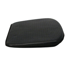 Carpoint luxe kussen, lederlook, zwart 