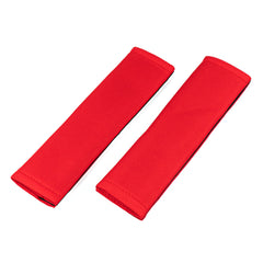 Rode veiligheidsgordelpads in set van 2 stuks.