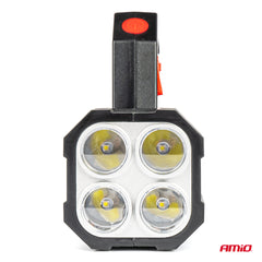LED werklamp WT17 in zwart ABS-kunststof