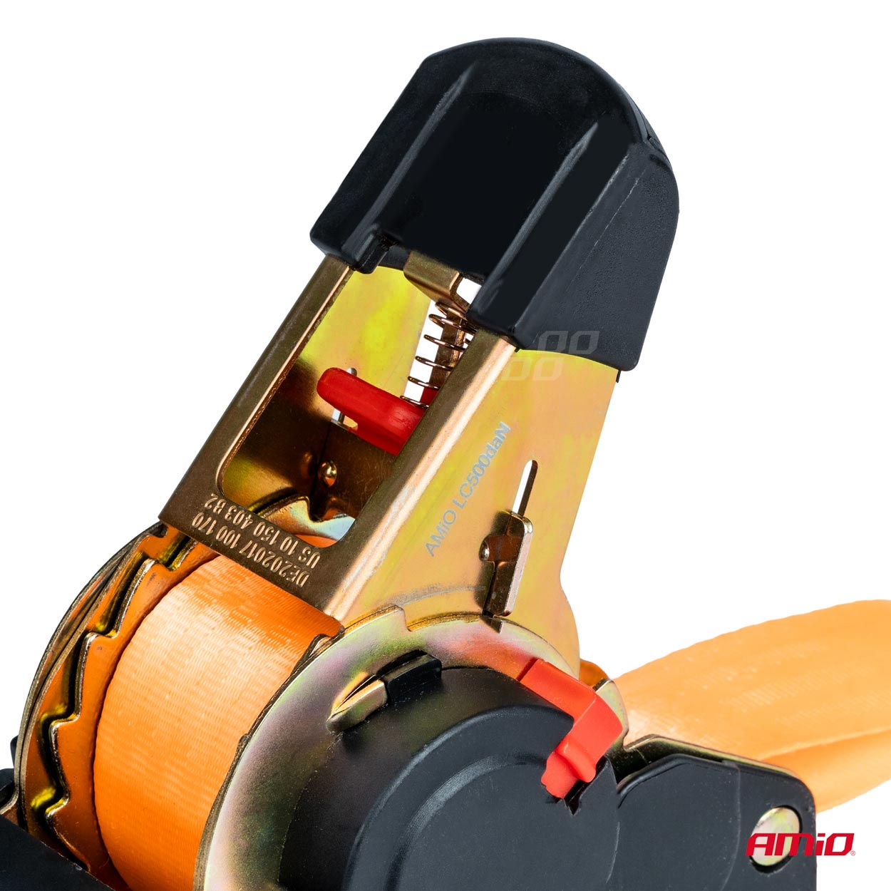 Automatische spanband met oprolmechanisme