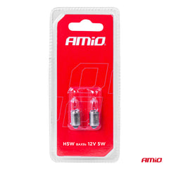 H5W halogeenlampen BAX9S voor autoverlichting.
