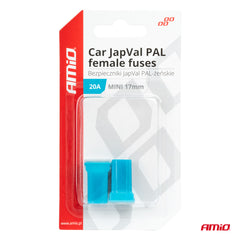 JAPVAL PAL female mini-zekeringen met afmeting van 17 mm
