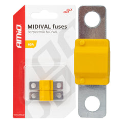 MIDIVAL-zekeringen 60 A, 40 mm en 2 stuks.