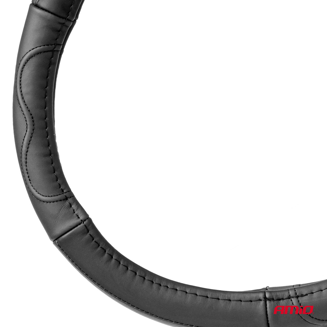 Stuurhoes Leather Series gemonteerd op het stuur